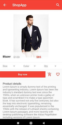 Shopping App Example screenshot 2