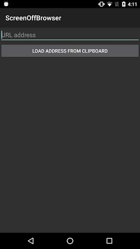 Screen Off Browser screenshot 1