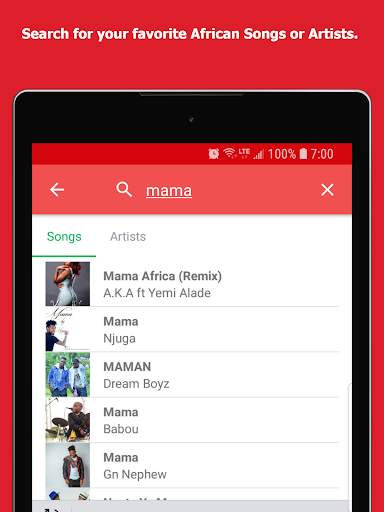 AfroCharts - Stream African Music screenshot 12
