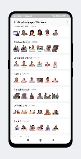 Hindi Sticker: Funny WASticker screenshot 4