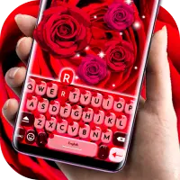 Red Rose Keyboard 🌹 Emoji Keyboard Themes on 9Apps
