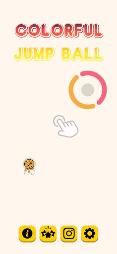 Bola Lompat Warna-warni screenshot 1