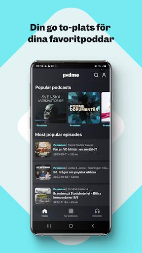 Podme: Premium Podcast Player screenshot 1