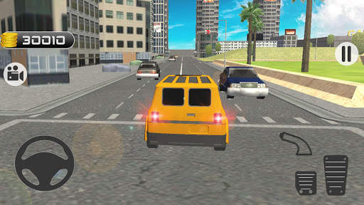 City Traffic Driving Sim 2018 screenshot 4
