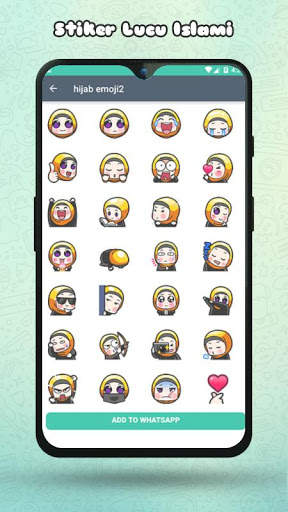 Stiker WA Lucu Islam Muslim Imut untuk Whatsapp screenshot 2