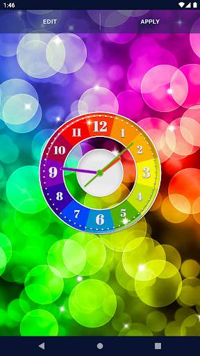 Rainbow Clock HD Wallpapers screenshot 7