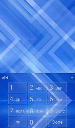 Blue Arrows Animated Keyboard + Live Wallpaper screenshot 5