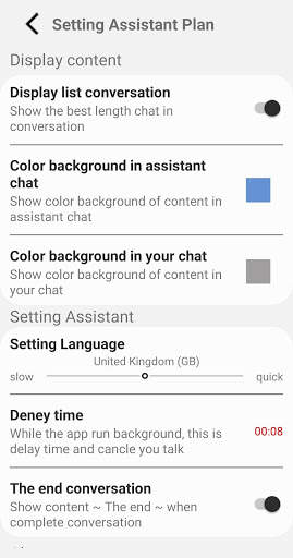Virtual assistant - My plan screenshot 2
