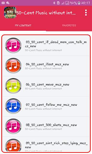All Song 50Cent without internet screenshot 1