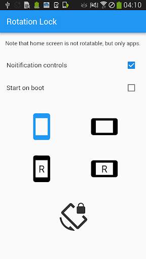 Rotation Lock screenshot 1