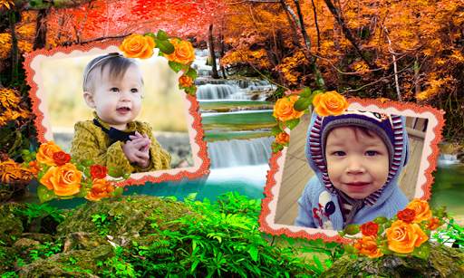 Beautiful Garden Dual Photo Frame Application screenshot 14
