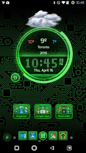 PCB Green ⁞ TSF Shell 3 Theme screenshot 2
