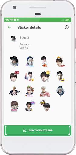 Suga WA-Stickers screenshot 3