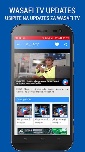 Wasafi TV |  Live  HD Videos 📺 screenshot 5