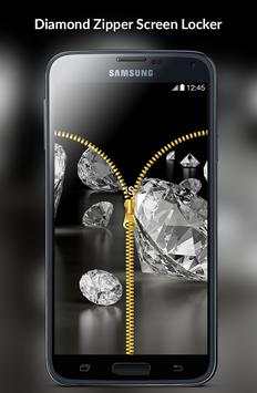 Diamond Zipper Screen Lock screenshot 4