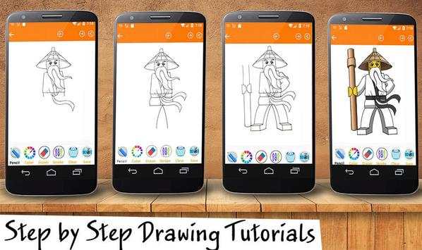 How To Draw Lego Ninja Go Characters screenshot 2