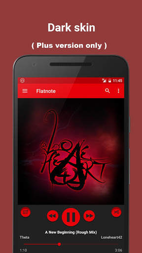 Flatnote Music Player screenshot 5
