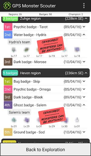 GPS Monster Scouter screenshot 7