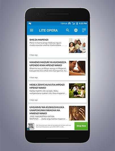 Lite Opera screenshot 3