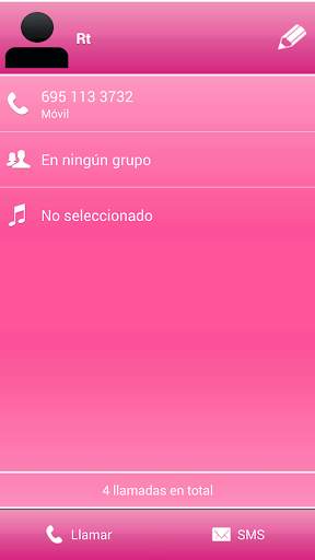 THEME FOR EXDIALER PINK GLASS screenshot 4