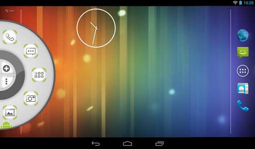 White - Wheel Launcher Theme screenshot 3