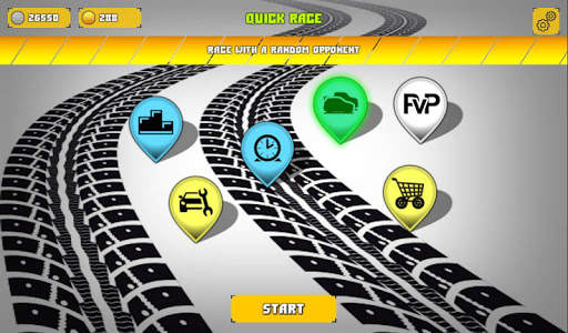 Racing on cartoon cars on the hills and mountains screenshot 1
