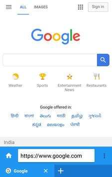 5G browser screenshot 1