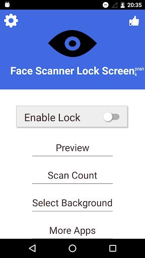 Face Scanner Lock Screen Prank 3 تصوير الشاشة