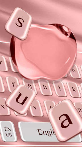 Velveteen Rosy Apple Keyboard Theme screenshot 1