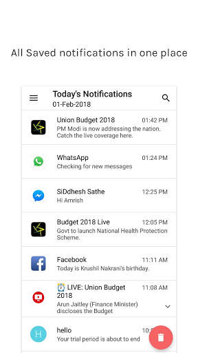 Notification Log - History 2 تصوير الشاشة