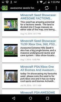 Awesome Seeds for Minecraft screenshot 3