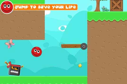 Angry Red Game Ball 4 Roundhit screenshot 4