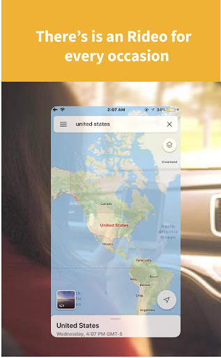 Rideo Rider - A Car Booking App - Hire a Taxi Now! स्क्रीनशॉट 7