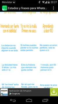 Estados y frases para WhatsApp screenshot 5