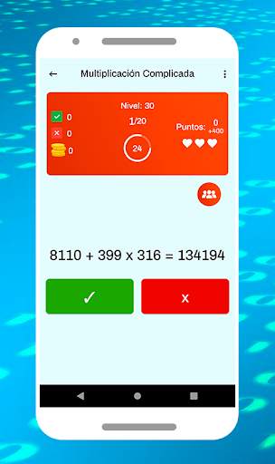 Mathematical Exercises - Quiz Game Free screenshot 6