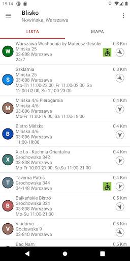 Lokalizator restauracji screenshot 1