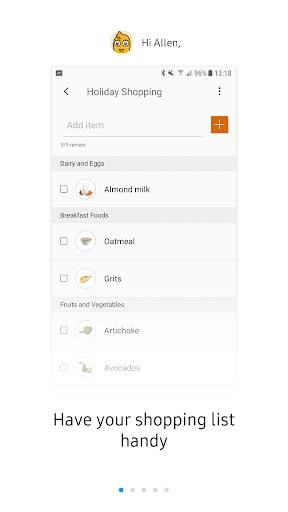Samsung Family Hub screenshot 1
