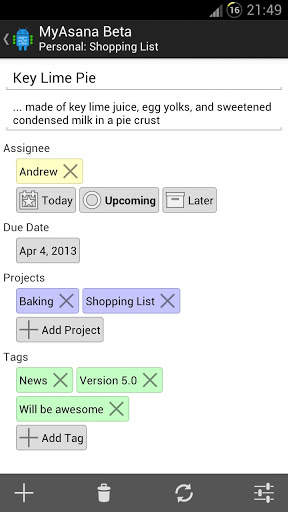 MyAsana - Asana Client screenshot 2
