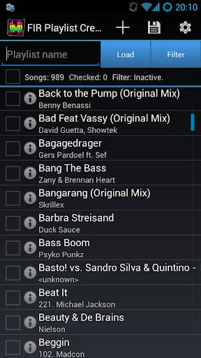 FIR PlayList Creator screenshot 1