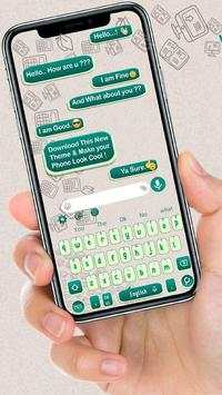 Keyboard Theme For Whatsapp screenshot 2