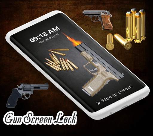 Gun Shooting Lock Screen - Gun Lock Screen screenshot 4