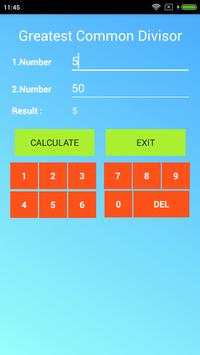 Greatest Common Divisor screenshot 2