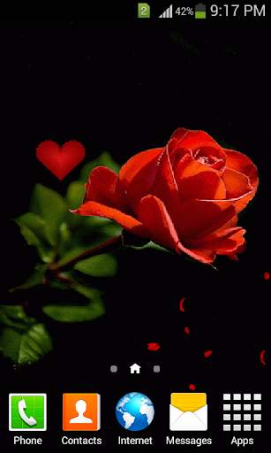 Rose GIF Live Wallpaper 3 تصوير الشاشة