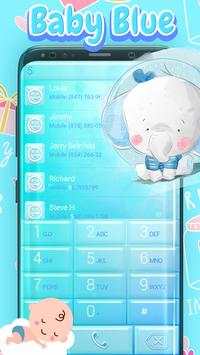 Baby Blue Dialer Theme screenshot 2