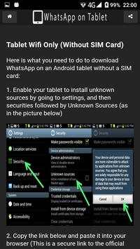 Run whatsapp on android tablet screenshot 1