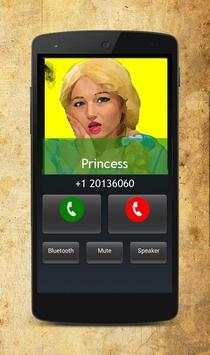 Fake Call Princess screenshot 1
