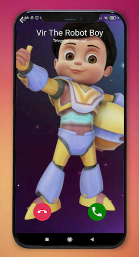 Vir The Robot Boy Fake Call screenshot 4