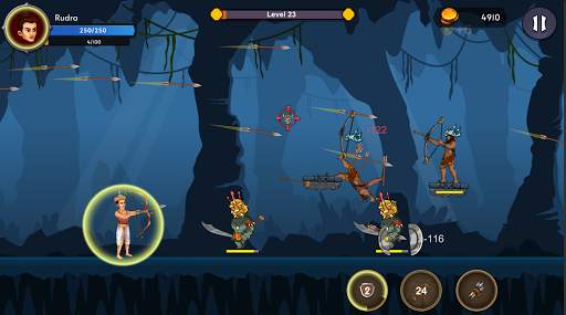 Little Archer - Indian War Game screenshot 4