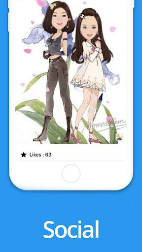 Moments Cartoon Caricature - selfie network cam screenshot 3