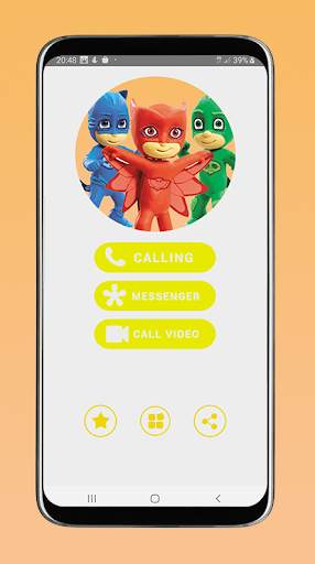 Calling Pj Heroes Wasks - Funny call video screenshot 3